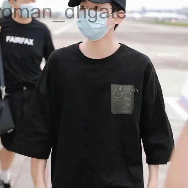 men's t-shirts designer 2023 summer new classic pocket leather brand t-shirt men's and women's short sleeve dwdb, White;black
men's t-shirts designer 2023 summer new classic pocket leather brand t-shirt men's and women's short sleeve dwdb, White;black