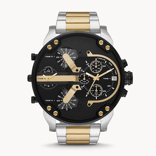 dz watch mr daddy 2 0 chronograph two-tone stainless steel watch dz74592372, Slivery;brown
dz watch mr daddy 2 0 chronograph two-tone stainless steel watch dz74592372, Slivery;brown