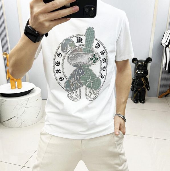men's t-shirts mens designer short sleeved men's t-shirt, european and american light luxury trend brand diamond t-shirt, base coa, White;black
men's t-shirts mens designer short sleeved men's t-shirt, european and american light luxury trend brand diamond t-shirt, base coa, White;black