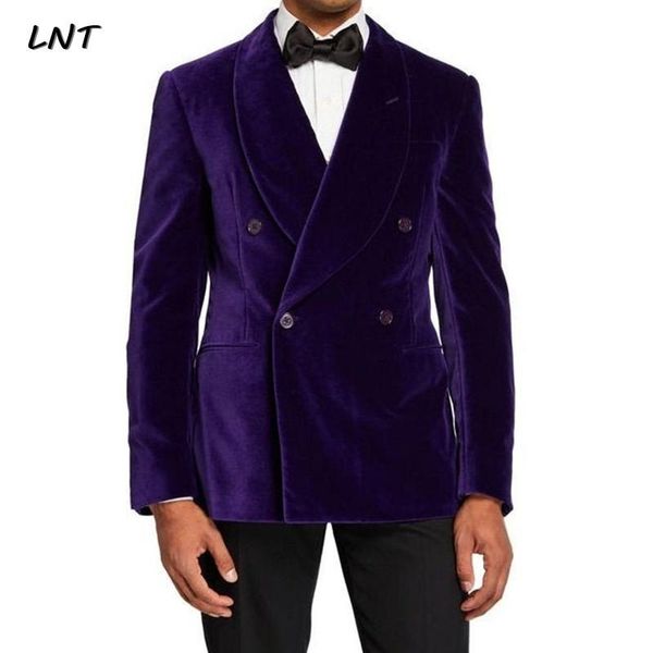 blazers men coat purple velvet double breasted blazer wedding groom coat dinner jacket, White;black
blazers men coat purple velvet double breasted blazer wedding groom coat dinner jacket, White;black