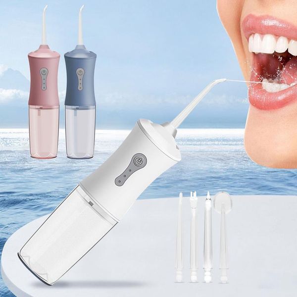 dental floss oral irrigator usb rechargeable water flosser portable jet 240ml tank proof teeth cleaner 4 clean nozzle 230421
dental floss oral irrigator usb rechargeable water flosser portable jet 240ml tank proof teeth cleaner 4 clean nozzle 230421