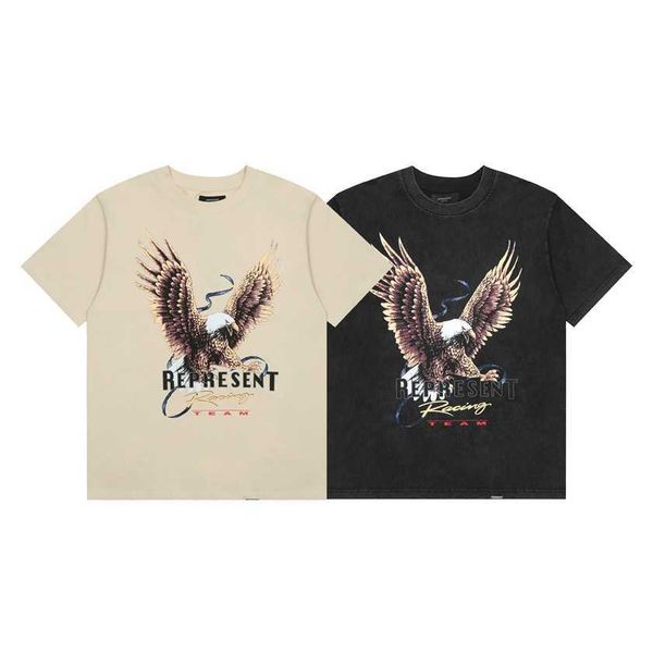 26% off fashion represent eagle letter micro label washable short t-shirt men's and women's street half sleeve, White;black
26% off fashion represent eagle letter micro label washable short t-shirt men's and women's street half sleeve, White;black