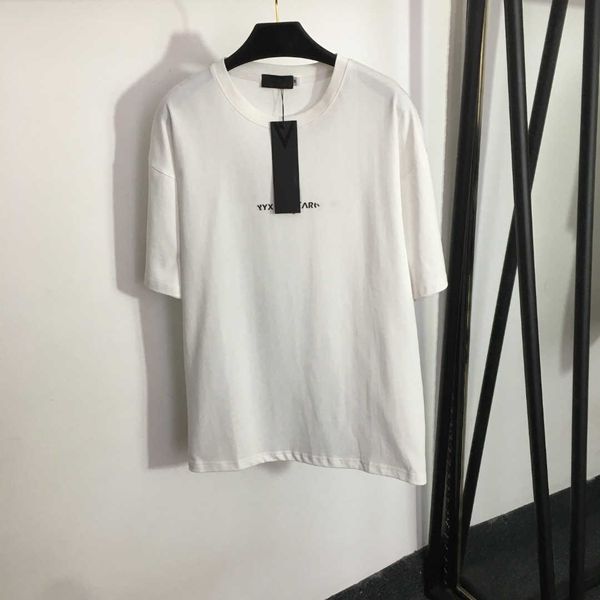23ss womens designer clothing tee womens t-shirt round neck pure cotton stereogram offset loose cotton short sleeve t-shirt womens clothes, White
23ss womens designer clothing tee womens t-shirt round neck pure cotton stereogram offset loose cotton short sleeve t-shirt womens clothes, White