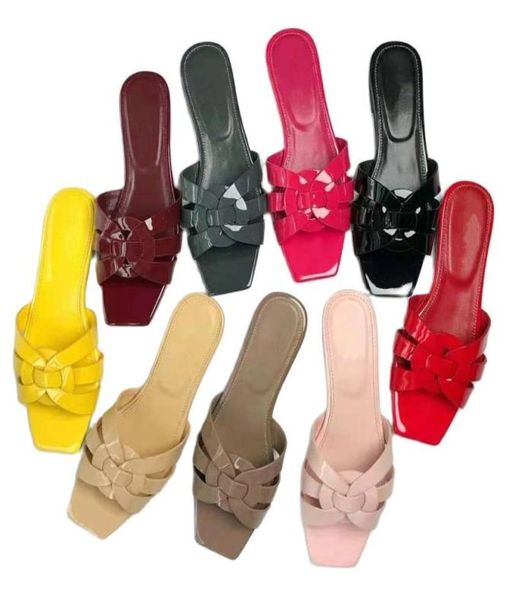 spring summer brand shoes fashion flip flops flat heel sandals word cool patent leather slippers casual streetwear ladies flats si8987428, Black
spring summer brand shoes fashion flip flops flat heel sandals word cool patent leather slippers casual streetwear ladies flats si8987428, Black