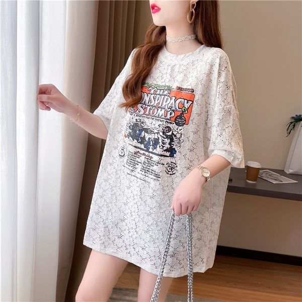 men's tshirts 0865 white lace t women thin perspective women's tshirt printed vintage short sleeve tee summer 230421, White;black
men's tshirts 0865 white lace t women thin perspective women's tshirt printed vintage short sleeve tee summer 230421, White;black