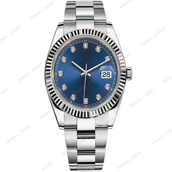 men mens watches sapphire crystal watch blue black white automatic mechanical 41mm diamond dial datejust stainless oyster band wri254o, Slivery;brown
men mens watches sapphire crystal watch blue black white automatic mechanical 41mm diamond dial datejust stainless oyster band wri254o, Slivery;brown