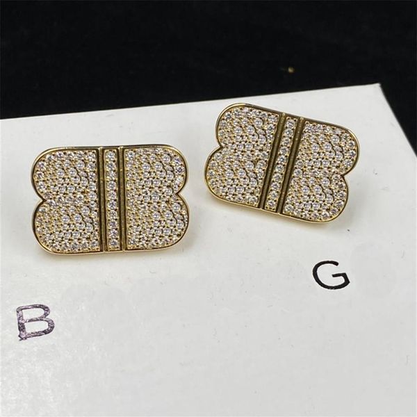 luxurys designer womens earring fashion mens bb earrings jewelrys formal women shine diamond pendant studs hoop ear rings wedding 2131, Golden;silver
luxurys designer womens earring fashion mens bb earrings jewelrys formal women shine diamond pendant studs hoop ear rings wedding 2131, Golden;silver
