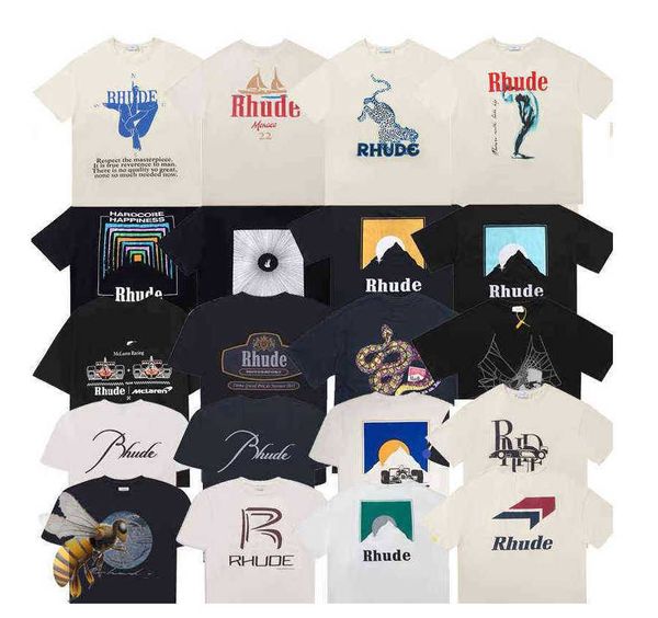summer collection rhude tshirt oversize heavy fabric couple dress t shirt 11, White;black
summer collection rhude tshirt oversize heavy fabric couple dress t shirt 11, White;black