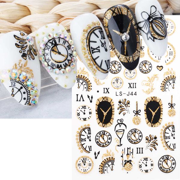 stickers decals new year nail stickers 2023 countdown clock design champagne baubles shiny glitter sliders for nails penguin cat decals glls, Black
stickers decals new year nail stickers 2023 countdown clock design champagne baubles shiny glitter sliders for nails penguin cat decals glls, Black