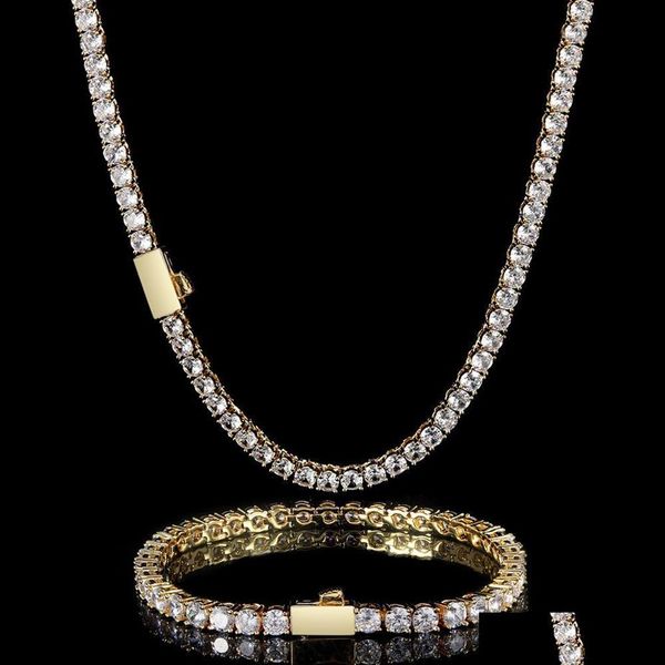 tennis graduated bling diamond stone tennis necklace for men stainless steel 18k real gold plated graduated jewelry drop delivery 275e, Black
tennis graduated bling diamond stone tennis necklace for men stainless steel 18k real gold plated graduated jewelry drop delivery 275e, Black