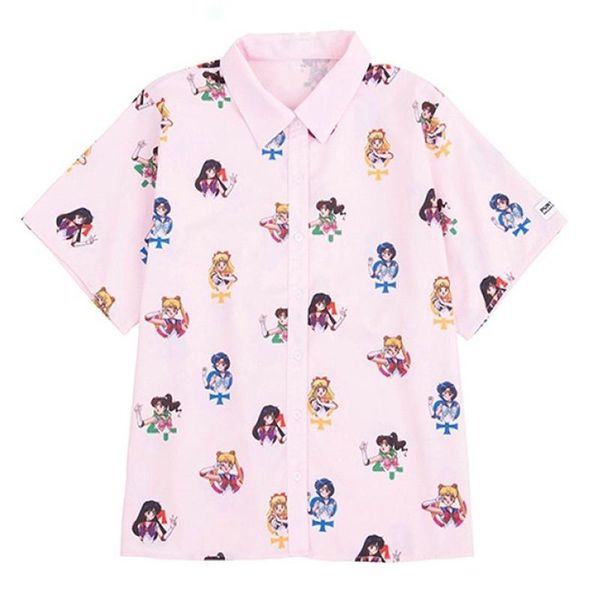 t-shirt anime rosa manica corta camicette harajuku t shirt donna vestiti 2019 cosplay sveglio kawaii magliette e camicette, White
t-shirt anime rosa manica corta camicette harajuku t shirt donna vestiti 2019 cosplay sveglio kawaii magliette e camicette, White