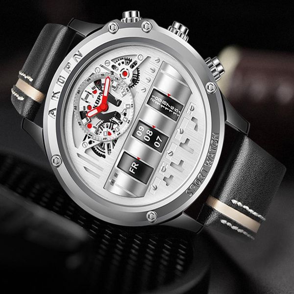 akdpbn unique personality quartz watches domic big dial leather stap hardlex mens watch hollow design luminous calend302y, Slivery;brown
akdpbn unique personality quartz watches domic big dial leather stap hardlex mens watch hollow design luminous calend302y, Slivery;brown