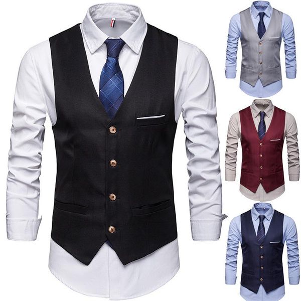 blazers men's vest new slim korean version men's overalls suit vest men and women man professional wear men's vest men, White;black
blazers men's vest new slim korean version men's overalls suit vest men and women man professional wear men's vest men, White;black