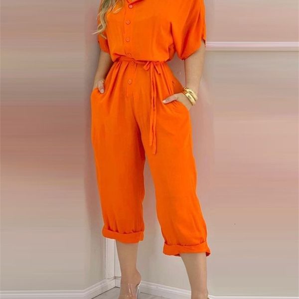 women's jumpsuits rompers button front pocket design short sleeve jumpsuit women 230422, Black;white
women's jumpsuits rompers button front pocket design short sleeve jumpsuit women 230422, Black;white