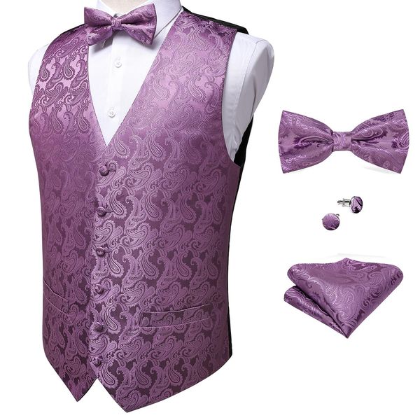 blazers men purple paisley suit vest silk waistcoat formal paisley bowties cufflinks pocket square set tuxedo male gift j111 dobby, White;black
blazers men purple paisley suit vest silk waistcoat formal paisley bowties cufflinks pocket square set tuxedo male gift j111 dobby, White;black