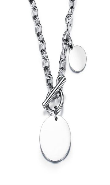 engraving stainless steel personalized disc necklace circle round tag initial necklace with toggle clasp5008833, Silver
engraving stainless steel personalized disc necklace circle round tag initial necklace with toggle clasp5008833, Silver