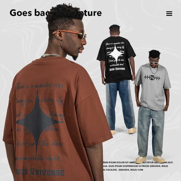 2023 t shirt street fashion printed men's short-sleeved loose oversize cotton t-shirt ins fashion brand couple t-shirt, White;black
2023 t shirt street fashion printed men's short-sleeved loose oversize cotton t-shirt ins fashion brand couple t-shirt, White;black