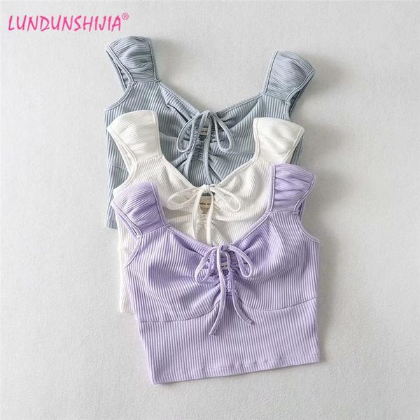 tanks lundunshijia vneck sleeveless t shirt women vintage lace up purple white tees femme tshirts dames shirt mujer camisetas, Black;white
tanks lundunshijia vneck sleeveless t shirt women vintage lace up purple white tees femme tshirts dames shirt mujer camisetas, Black;white
