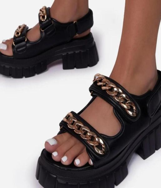 elevated flat platform sandals women039s shoes large size chain solid color big size4774533, Black
elevated flat platform sandals women039s shoes large size chain solid color big size4774533, Black