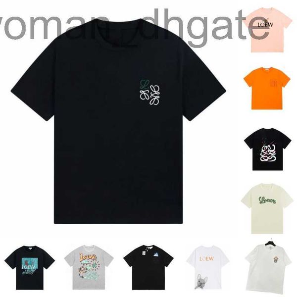 men's t-shirts designer of luxury t-shirt brand t shirt clothing spray loewees letter short sleeve spring summer tide men and women tee, White;black
men's t-shirts designer of luxury t-shirt brand t shirt clothing spray loewees letter short sleeve spring summer tide men and women tee, White;black