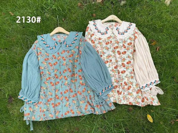 shirts 2021 autumn new embroidery flower single breasted long sleeve casual ht2130, White
shirts 2021 autumn new embroidery flower single breasted long sleeve casual ht2130, White