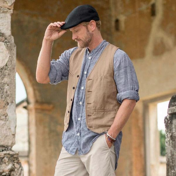 blazers men's suit vest summer breathable jacket khaki sleeveless vintage steampunk waistcoat vests for men, White;black
blazers men's suit vest summer breathable jacket khaki sleeveless vintage steampunk waistcoat vests for men, White;black