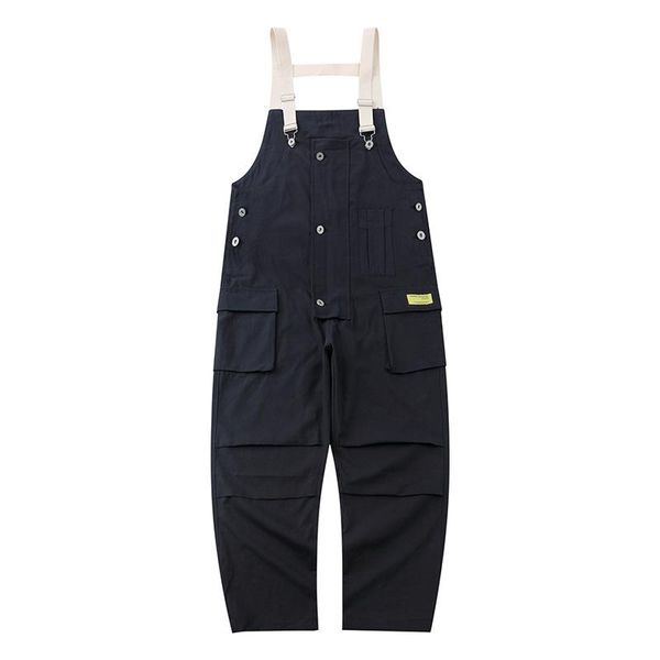 pants american street multipocket overalls men's european and american fashion brand solid color loose suspender trendy jumpsuits, Black
pants american street multipocket overalls men's european and american fashion brand solid color loose suspender trendy jumpsuits, Black