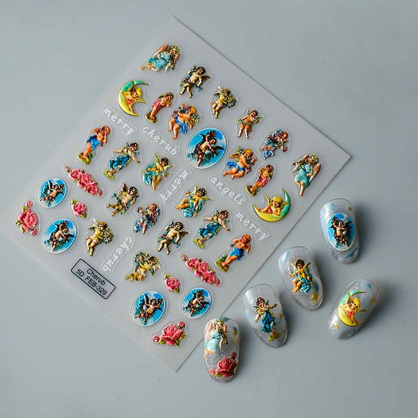 stickers decals esttua anjo 5d prego adesivos monograma decalques manicure decorao falso ongles reutilizvel j230420, Black
stickers decals esttua anjo 5d prego adesivos monograma decalques manicure decorao falso ongles reutilizvel j230420, Black