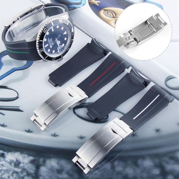watch bands rlx special rubber strap glidelock for submarine gmt bracelet 20mm watchband oyster flex explorer fit 16 9mm buckle299i, Black;brown
watch bands rlx special rubber strap glidelock for submarine gmt bracelet 20mm watchband oyster flex explorer fit 16 9mm buckle299i, Black;brown