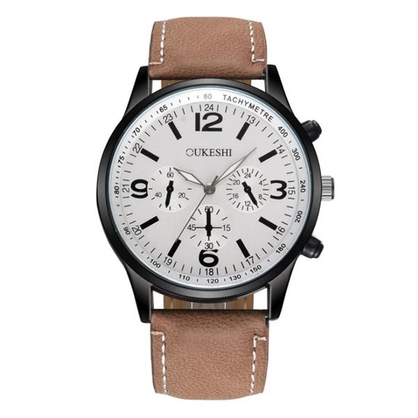 the fashion business men's watch retro design leather band analog alloy quartz wrist watch men's watches male clock 258k, Slivery;brown
the fashion business men's watch retro design leather band analog alloy quartz wrist watch men's watches male clock 258k, Slivery;brown