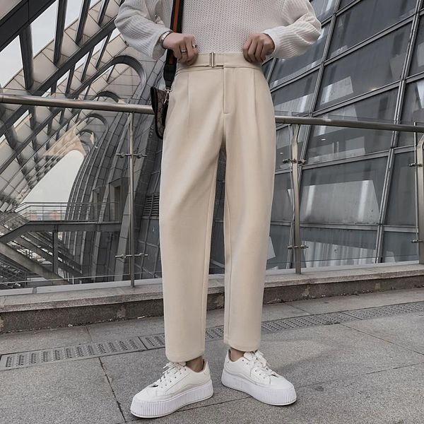 blazers 2022 british style men spring business suit pants/male loose fashion leisure suit trousers plus size s3xl, White;black
blazers 2022 british style men spring business suit pants/male loose fashion leisure suit trousers plus size s3xl, White;black