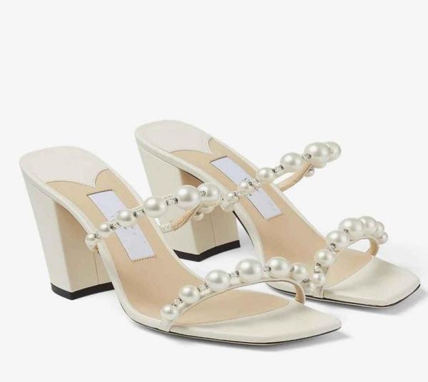 summer luxury brands amara sandals shoes for women nappa leather mules pearl embellishment block heels slip on slippers eu35436500504, Black
summer luxury brands amara sandals shoes for women nappa leather mules pearl embellishment block heels slip on slippers eu35436500504, Black