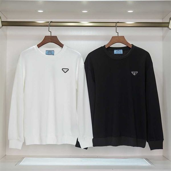 family autumn winter new fashion classic metal triangle stard casual men's and women's long-sleeved sweater, Black
family autumn winter new fashion classic metal triangle stard casual men's and women's long-sleeved sweater, Black