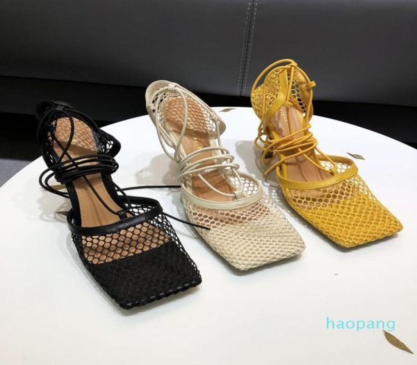 black net lace up high heels women sandals sheep leather square toe designer party shoes chic ankle strap summer sandals3062756
black net lace up high heels women sandals sheep leather square toe designer party shoes chic ankle strap summer sandals3062756