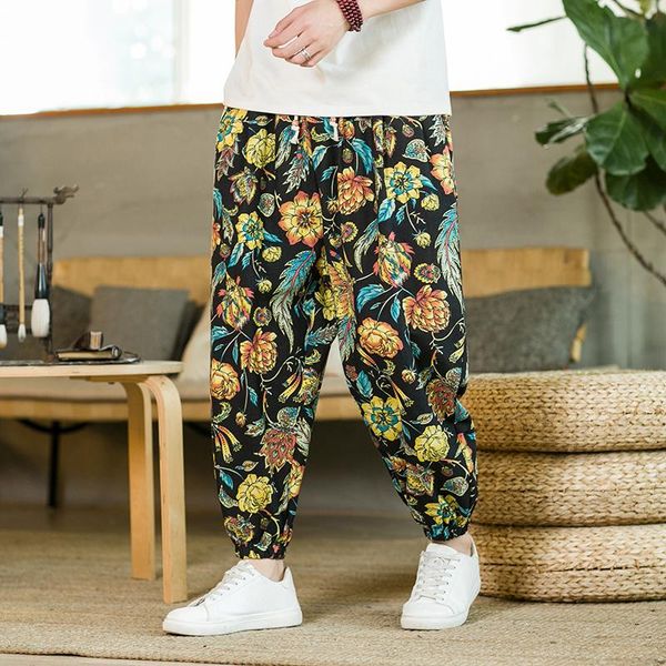 pants oriental men's flower harem pants fashion chinese traditional cotton linen drawstring harem bloomers sports jogging pants, Black
pants oriental men's flower harem pants fashion chinese traditional cotton linen drawstring harem bloomers sports jogging pants, Black