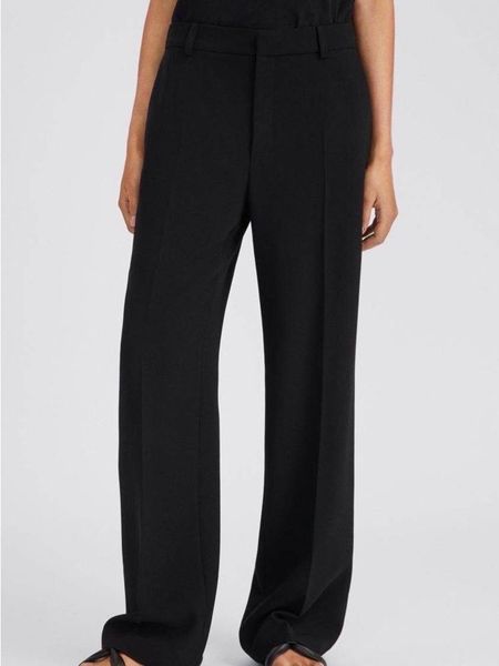 capris 2022 spring and summer new drape mopping pants straight wide leg pants women casual trousers, Black;white
capris 2022 spring and summer new drape mopping pants straight wide leg pants women casual trousers, Black;white