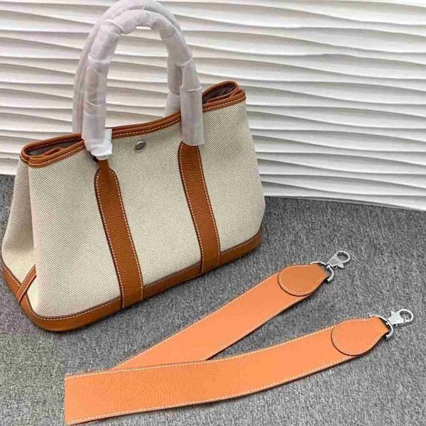 designer herbag garden party evening h layer cowhide with linen canvas garden wide shoulder strap real leather tote portable women's ba
designer herbag garden party evening h layer cowhide with linen canvas garden wide shoulder strap real leather tote portable women's ba