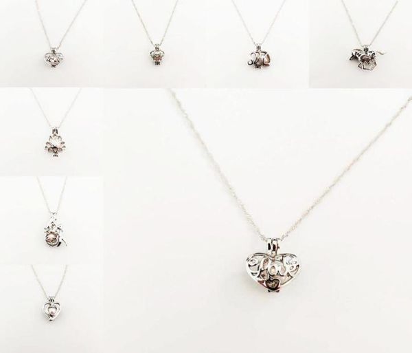 love wish pearl necklace cages locket hollow out oyster pearl heart pendant necklaces wolf dog bear elephant charm diy jewelry4398660, Silver
love wish pearl necklace cages locket hollow out oyster pearl heart pendant necklaces wolf dog bear elephant charm diy jewelry4398660, Silver