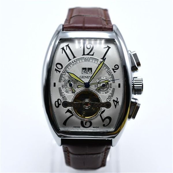 aaa geneva luxury brand leather mechanical automatic mens watches drop tourbillon skeleton gold men wristwatch301l, Slivery;brown
aaa geneva luxury brand leather mechanical automatic mens watches drop tourbillon skeleton gold men wristwatch301l, Slivery;brown