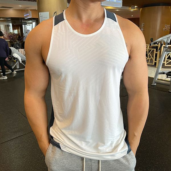 men' tank summer men' running vest gym man sleeveless shirts ice silk quick dry fitness bodybuilding sport tank elastic trainin, White;black
men' tank summer men' running vest gym man sleeveless shirts ice silk quick dry fitness bodybuilding sport tank elastic trainin, White;black