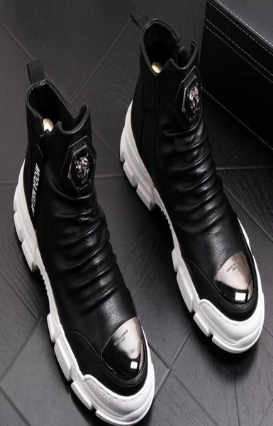 designer men martin boots trendy rock punk rivet hight casual flats metal plate shoes male wedding moccasins sapato social mas8554793, Black
designer men martin boots trendy rock punk rivet hight casual flats metal plate shoes male wedding moccasins sapato social mas8554793, Black