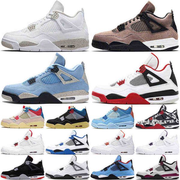 university blue 4 basketball shoes mens jumpman 4s white oreo union guava taupe haze outdoor men women sport sneakers, White;red
university blue 4 basketball shoes mens jumpman 4s white oreo union guava taupe haze outdoor men women sport sneakers, White;red