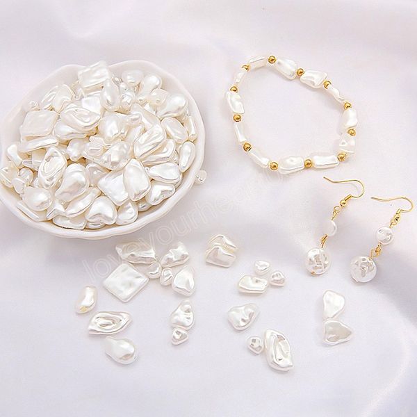 20pcs irregular abs imitation pearls beads acrylic loose spacer beads for jewelry making diy necklace earrings hairclip bracelet, Bronze;silver
20pcs irregular abs imitation pearls beads acrylic loose spacer beads for jewelry making diy necklace earrings hairclip bracelet, Bronze;silver