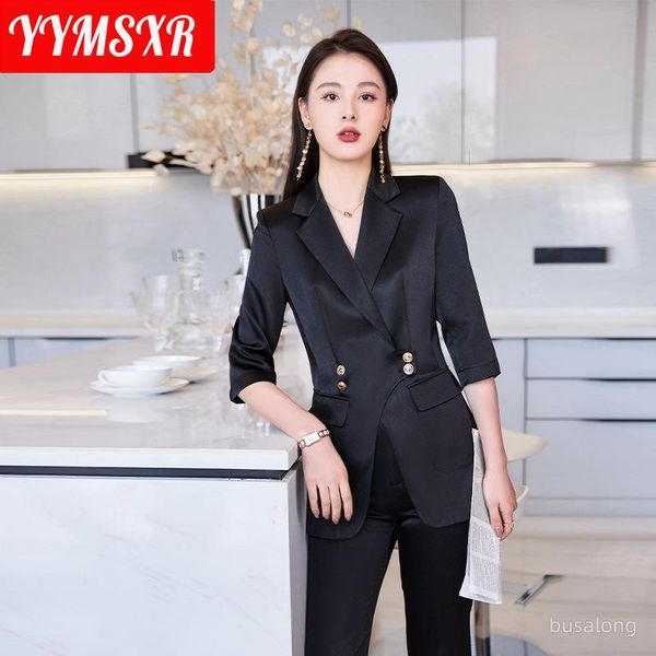 pants s4xl women suit business wear summer 2022 slim fit half sleeve ladies jacket high waist flared pants, White
pants s4xl women suit business wear summer 2022 slim fit half sleeve ladies jacket high waist flared pants, White