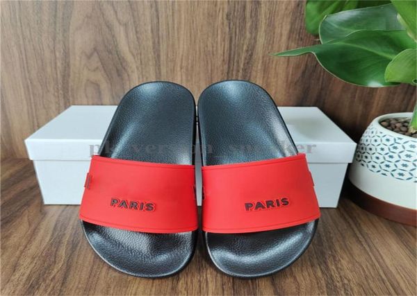 2020 paris sliders mens womens summer sandals beach slippers ladies floip flops liafers black white pink slides chaussures tongues1354805
2020 paris sliders mens womens summer sandals beach slippers ladies floip flops liafers black white pink slides chaussures tongues1354805