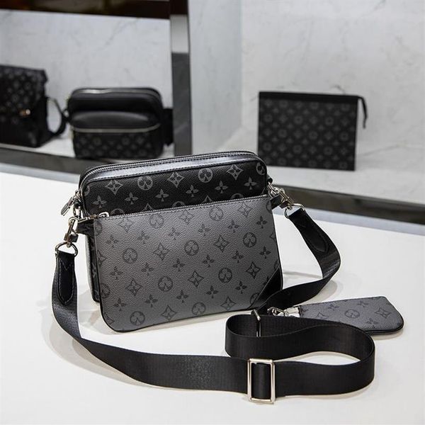 classic leather 3-pcs evening bag cross body wallets leather patchwork new men women handbag shoulder bags designer ha252t
classic leather 3-pcs evening bag cross body wallets leather patchwork new men women handbag shoulder bags designer ha252t