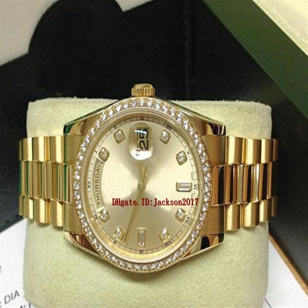 original box certificate mens watches 118348 yellow gold diamond bezel 36mm asia 2813 movement automatic227c, Slivery;brown
original box certificate mens watches 118348 yellow gold diamond bezel 36mm asia 2813 movement automatic227c, Slivery;brown