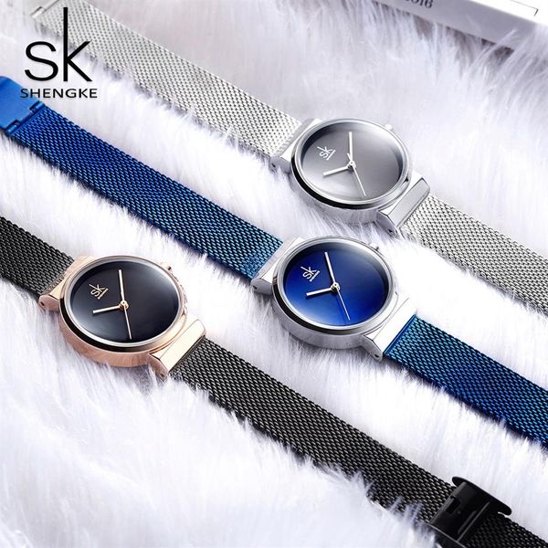 shengke blue wrist watch women watches luxury brand steel ladies quartz women watches relogio feminino montre femme241r, Slivery;brown
shengke blue wrist watch women watches luxury brand steel ladies quartz women watches relogio feminino montre femme241r, Slivery;brown