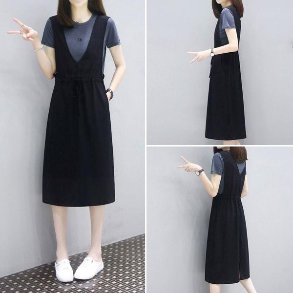 dress dresses for women 2022 summer casual two piece set short sleeve and black spaghetti strap dress sets womens outfits y173, White
dress dresses for women 2022 summer casual two piece set short sleeve and black spaghetti strap dress sets womens outfits y173, White