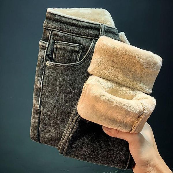 jeans thick female velvet women high waist skinny jeans simple fleece warm slim fit stretch ladies winter casual denim pencil pants, Blue
jeans thick female velvet women high waist skinny jeans simple fleece warm slim fit stretch ladies winter casual denim pencil pants, Blue